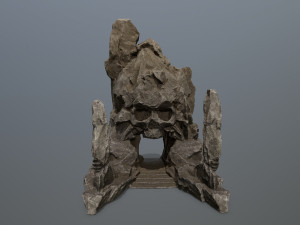 Skull gate Modelo 3D