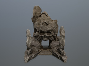 Skull gate Modelo 3D