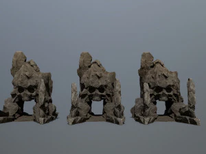 Skull gate 3D Model