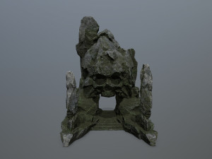 Skull gate 3D 모델