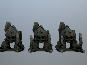 Skull gate 3D 모델
