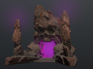 Skull gate Modèle 3D