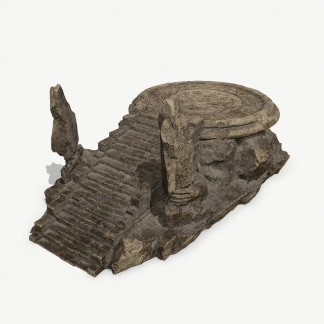 Tempio Modello 3D .c4d .max .obj .3ds .fbx .stl .blend 