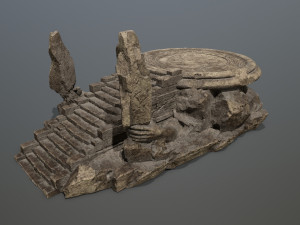 Temple 3D Model