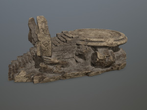 Temple 3D Model