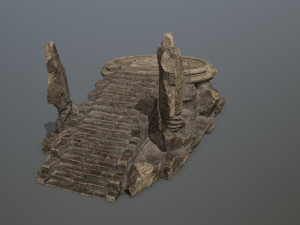 Temple 3D Model