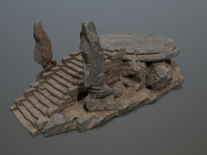 Temple 3Dモデル