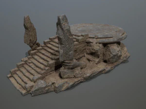 Temple 3D Model