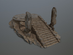 Temple 3Dモデル