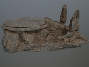 Temple 3Dモデル