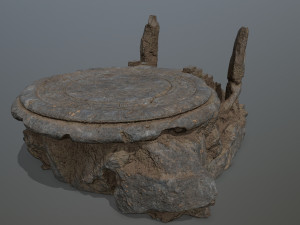Temple 3Dモデル