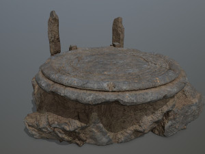 Temple 3Dモデル