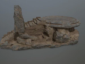 Temple 3D Model