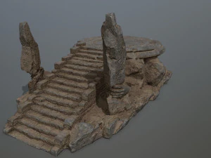 Temple 3D Model