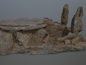 Temple 3Dモデル