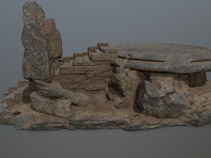 Temple 3Dモデル