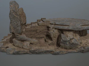 Temple 3D Model