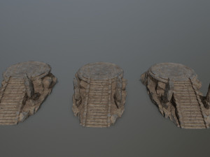 Temple 3Dモデル