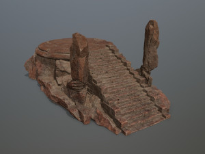 Temple 3D मॉडल