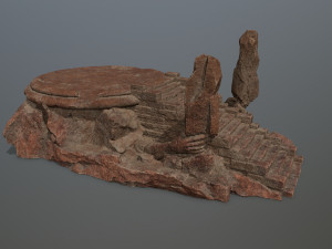 Temple 3D मॉडल