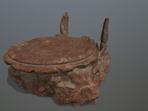 Temple 3D मॉडल