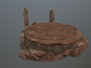 Temple 3D मॉडल