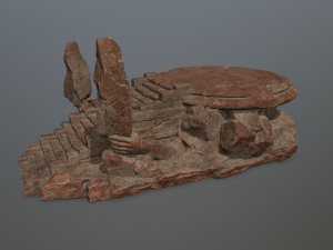 Temple 3D मॉडल