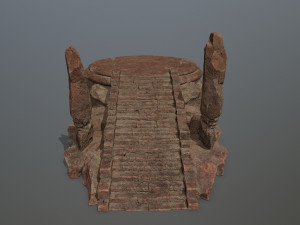 Temple 3D मॉडल