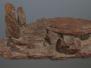 Temple 3D मॉडल