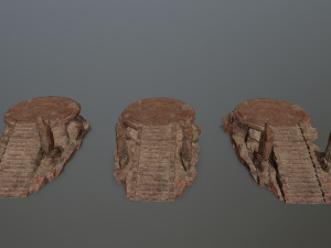 Temple 3D मॉडल