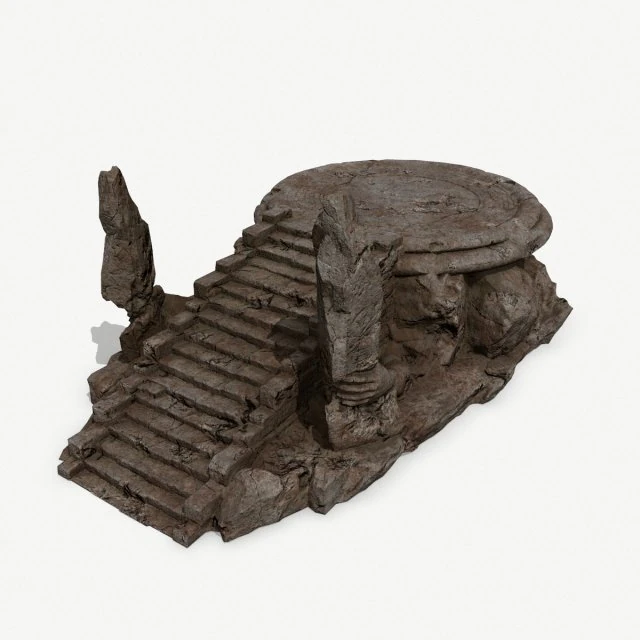 Temple 3D Model .c4d .max .obj .3ds .fbx .stl .blend