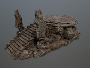 Temple Modèle 3D