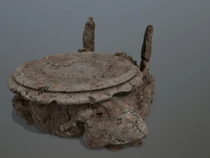 Temple 3D Model