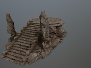 Temple Modèle 3D
