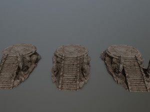 Temple Modèle 3D