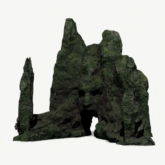 Rock Gate 3D Model .c4d .max .obj .3ds .fbx .stl .blend 