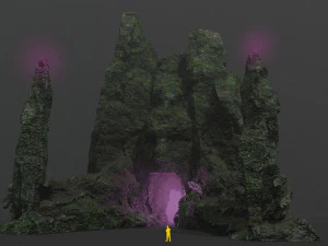 Rock Gate 3D Model