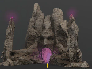 Rock Gate 3D Model