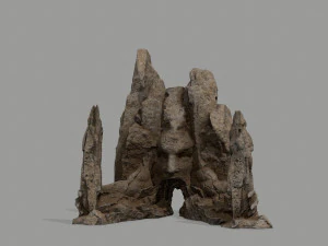 Rock Gate 3D Model