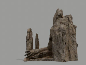 Rock Gate 3D Model