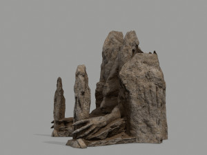 Rock Gate 3D Model