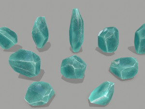 Crystal set Modelo 3D