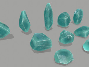 Crystal set Modelo 3D