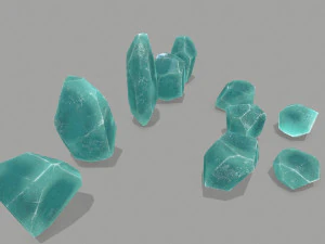 Хрустальный набор 3D Модель