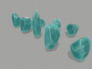 Crystal set Modelo 3D