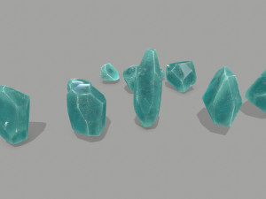 Crystal set Modelo 3D
