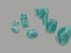 Crystal set Modelo 3D
