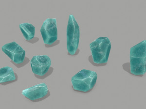 Crystal set Modelo 3D