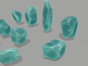 Crystal set Modelo 3D