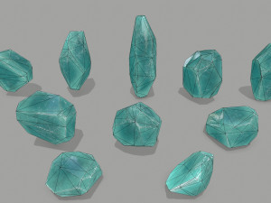 Crystal set Modelo 3D